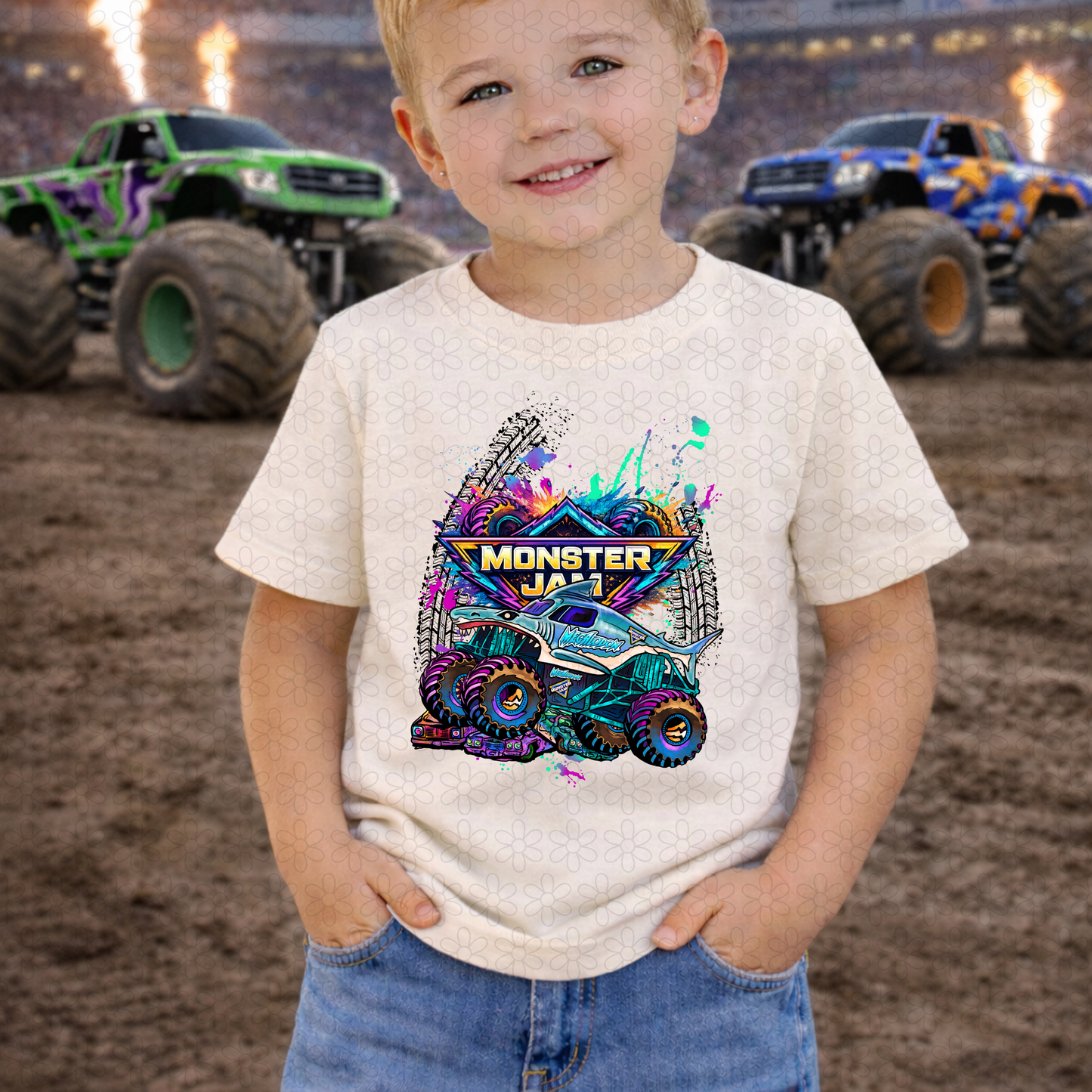 Colorful Monster Jam (Multiple Options) DTF Transfer