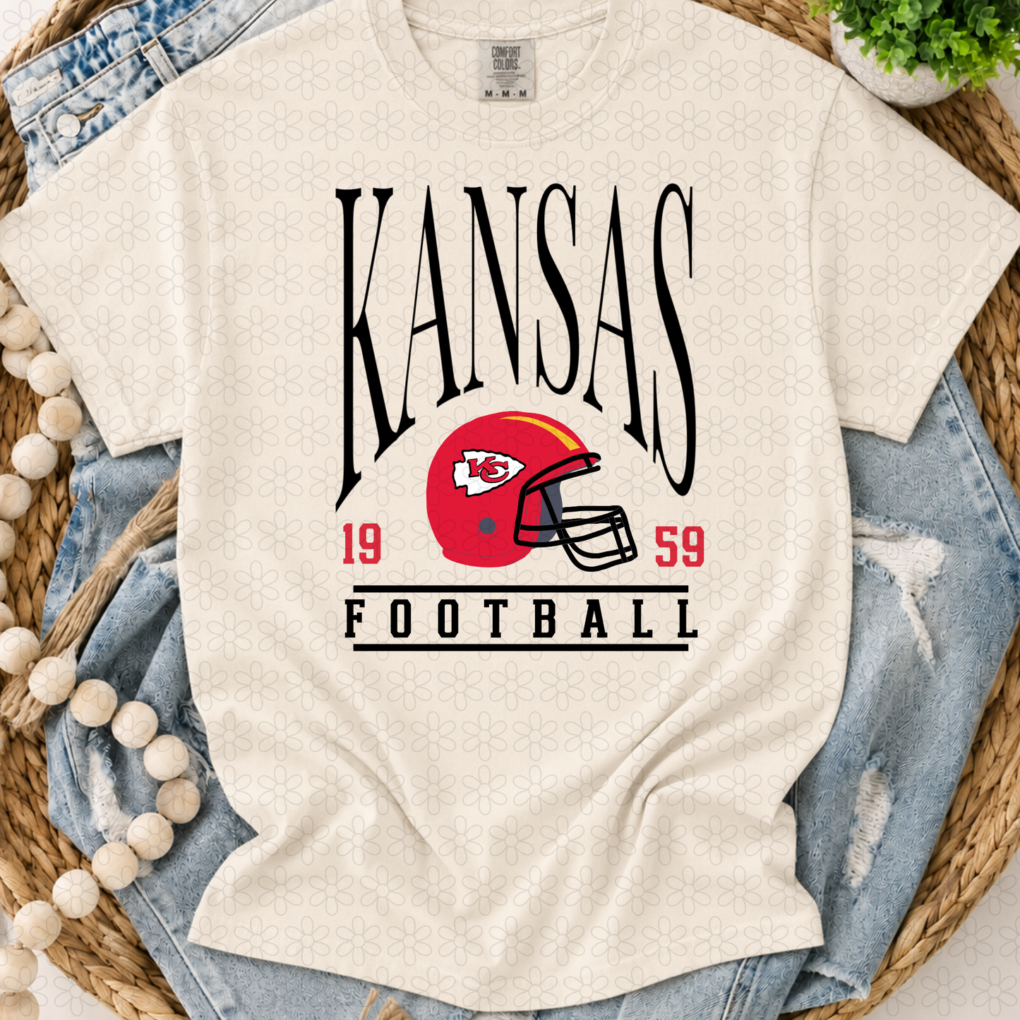 Football Team Helmets (Multiple Options) Completed Tee