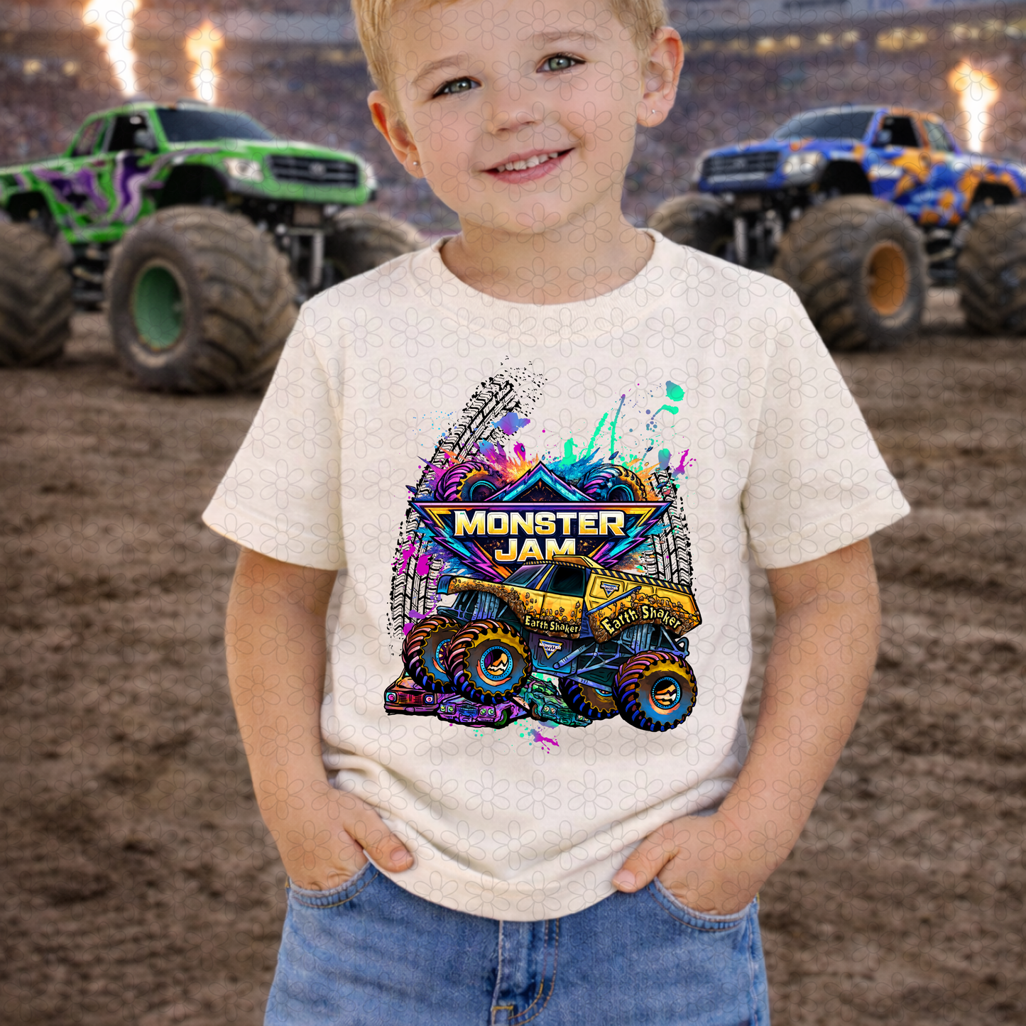 Colorful Monster Jam (Multiple Options) DTF Transfer