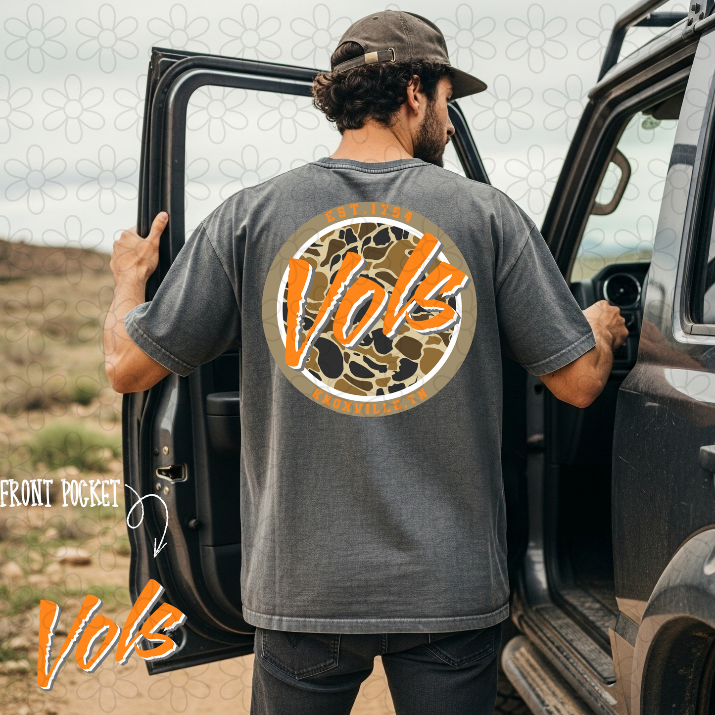 Circle Camo Sports Teams (Multiple Options) DTF Transfer