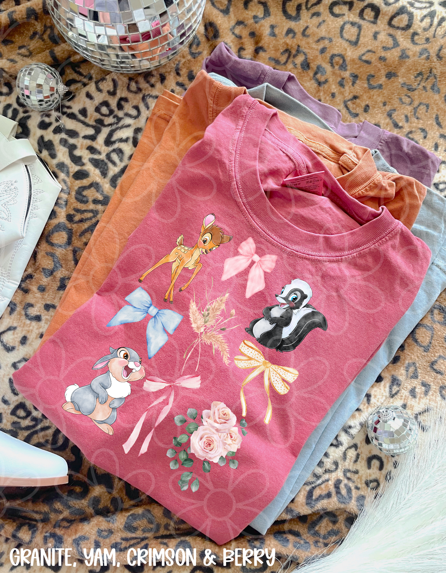 Cartoon Coquette Collage (Multiple Options) Kids Completed Tee
