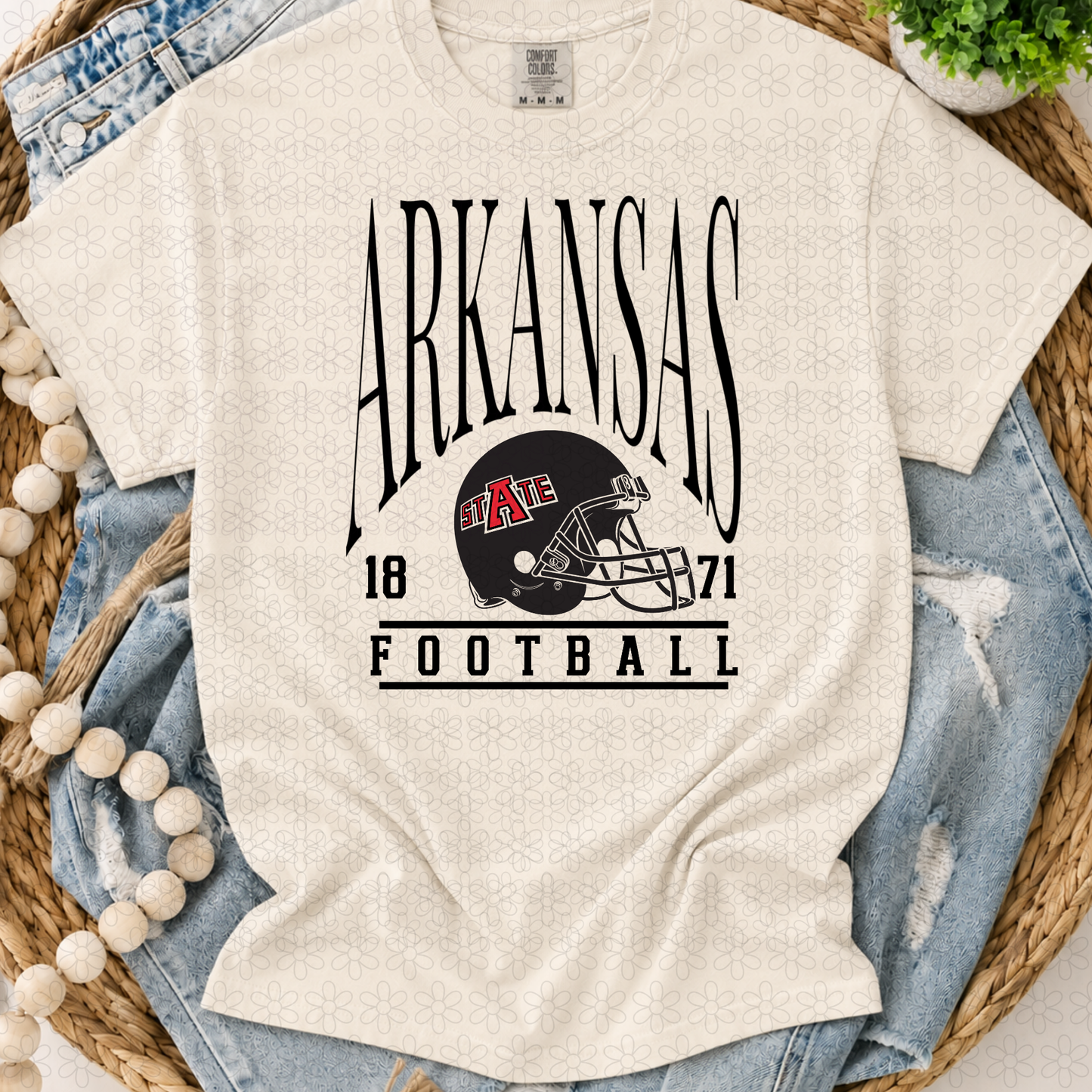 Football Team Helmets (Multiple Options) Completed Tee