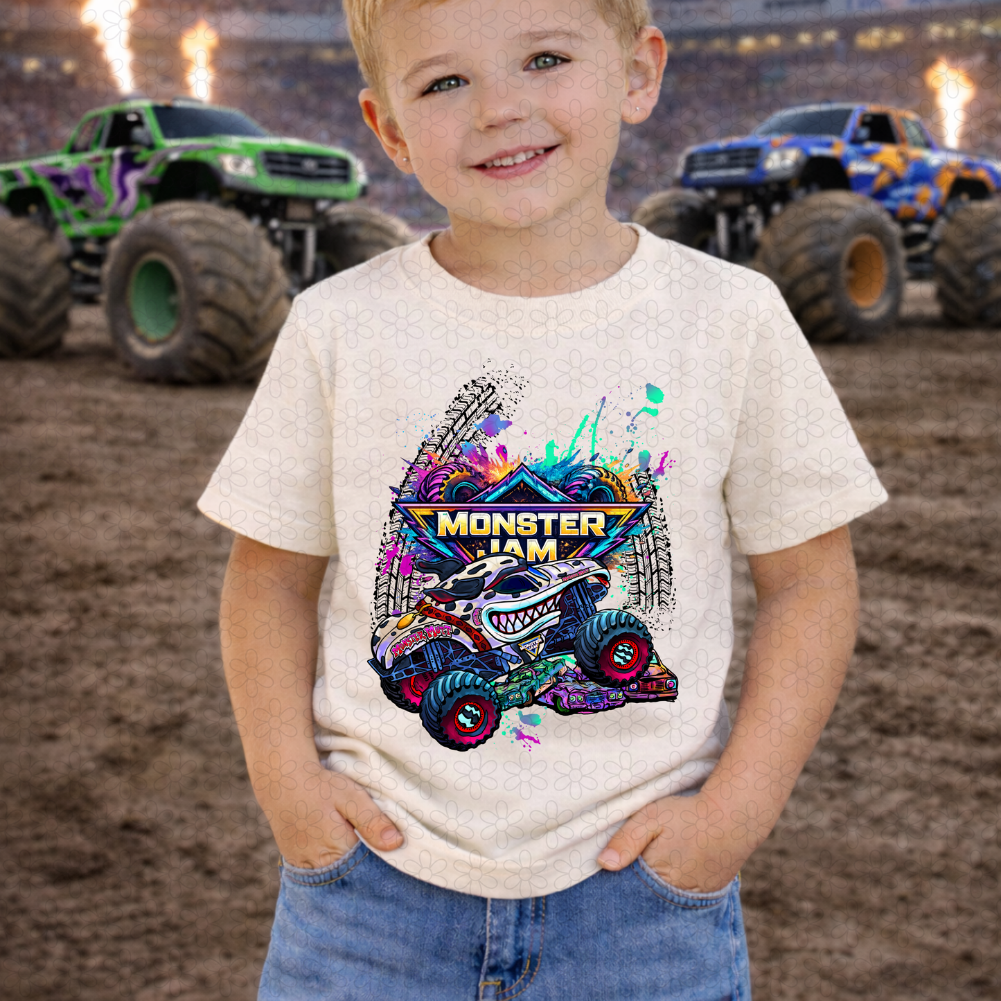 Colorful Monster Jam (Multiple Options) DTF Transfer