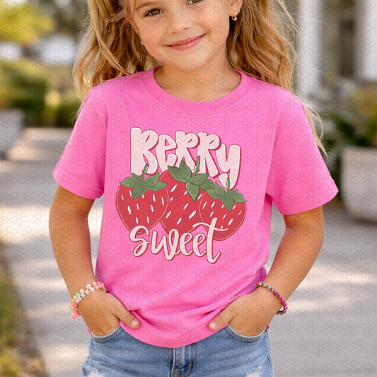 Strawberry Berry Sweet Completed Tee
