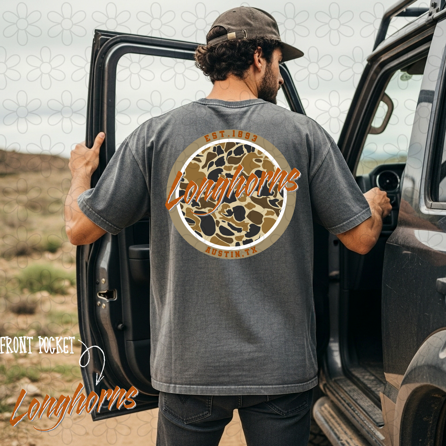 Circle Camo Sports Teams (Multiple Options) DTF Transfer