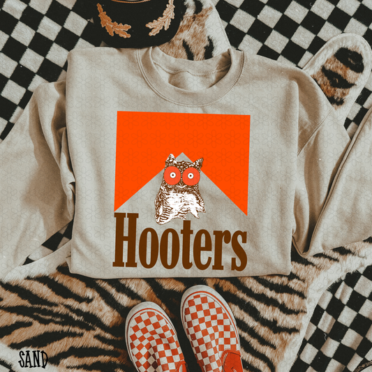 Cigarette Logo Hooters DTF Transfer