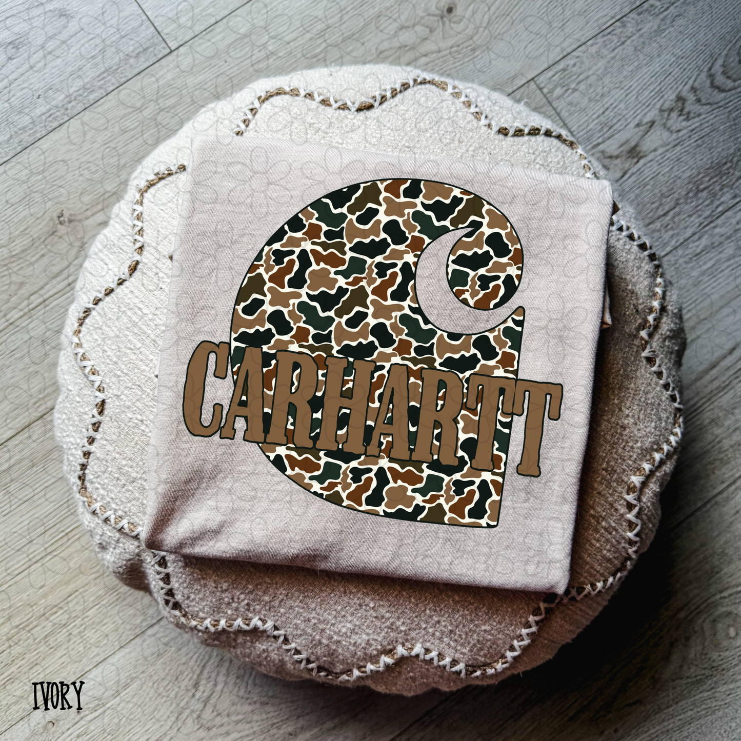 Woodland Camo Carhartt Kids Completed Tee