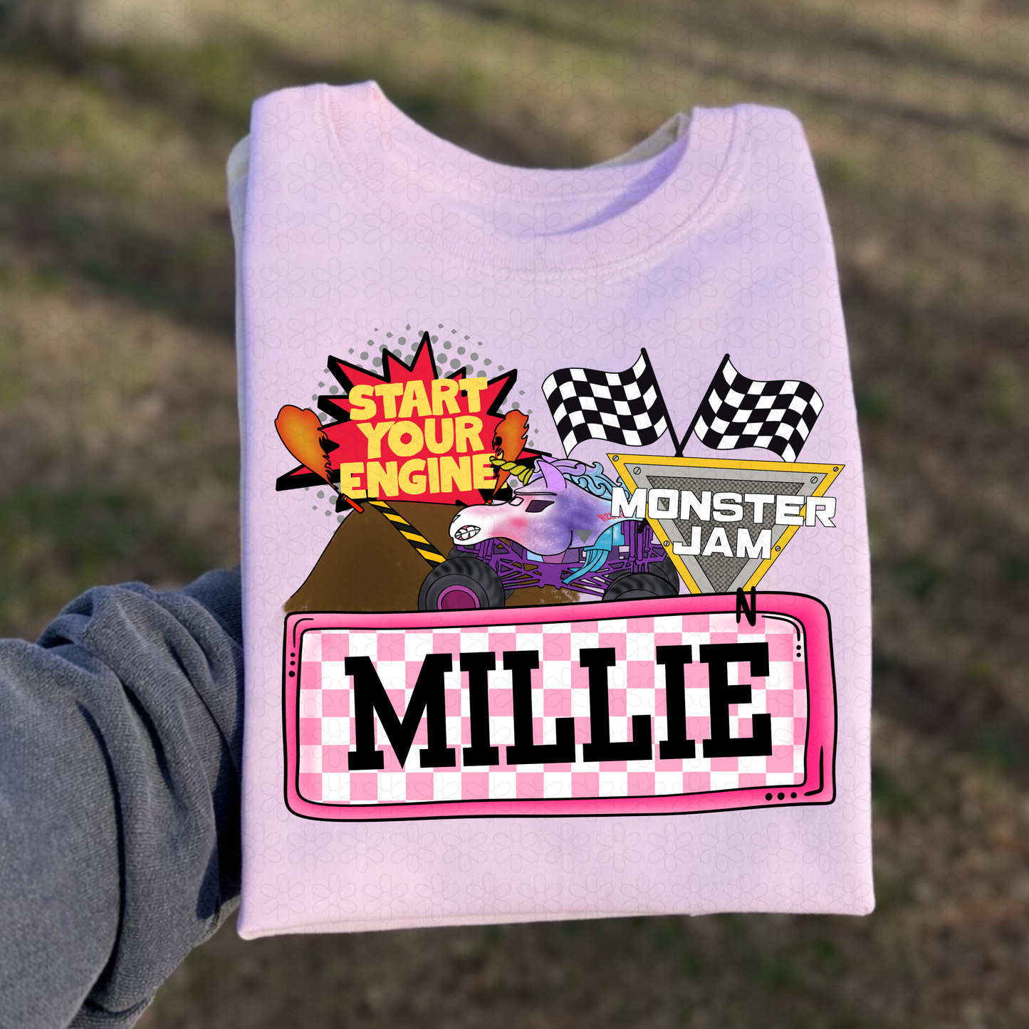 MJ Custom Name Plate DTF Transfer