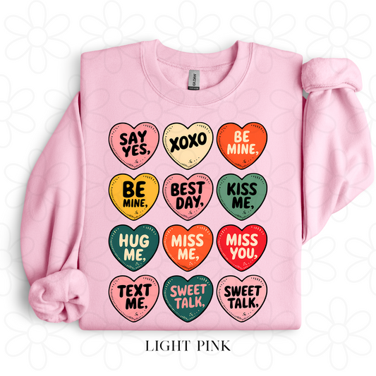 Valentine Hearts Kids Completed Tee