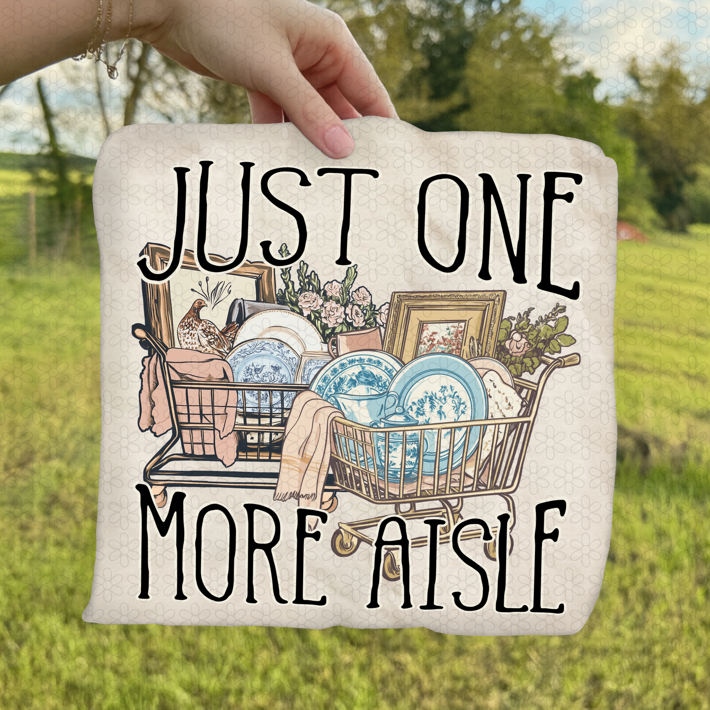 Thrift Just One More Aisle Completed Tee