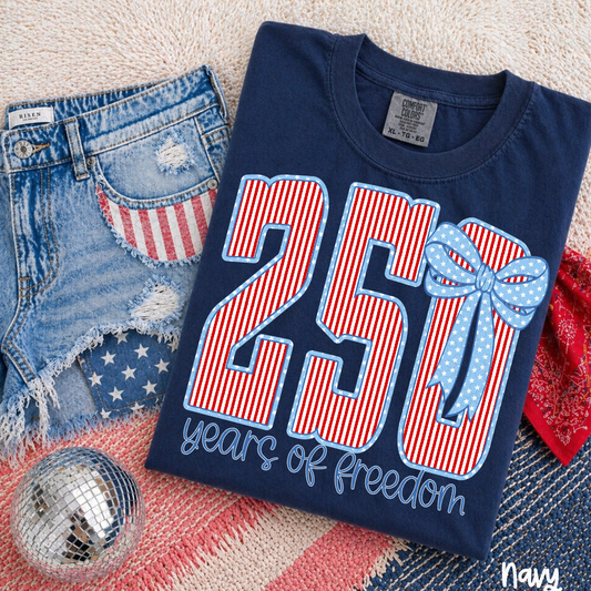 250 Years Of Freedom Completed Tee