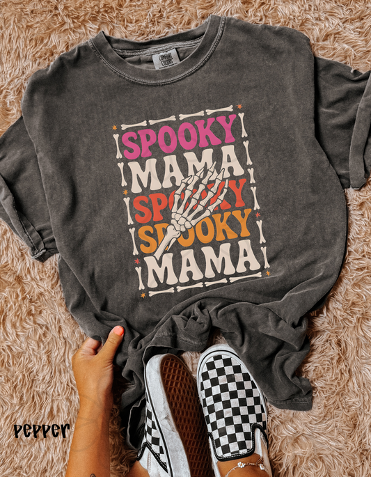 Spooky Mama Completed Tee