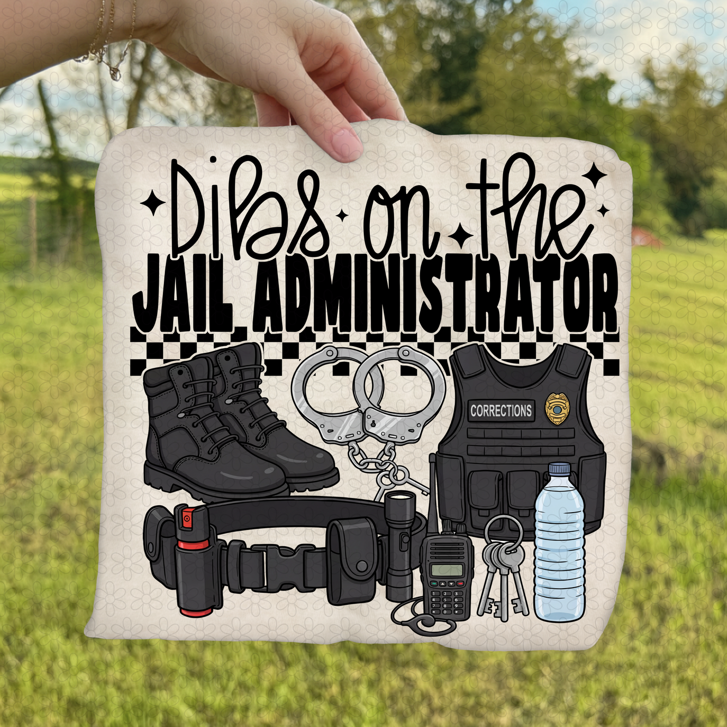 Dibs On The Jail Administrator Completed Tee