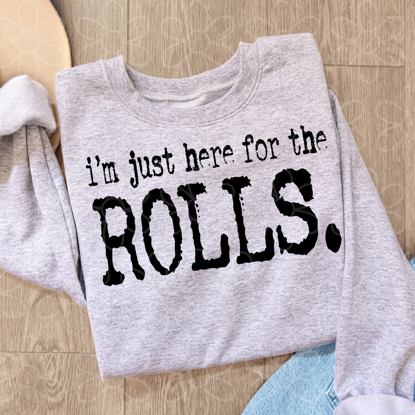 Thanksgiving I'm Just Here For The (Multiple Options) Kids Completed Tee