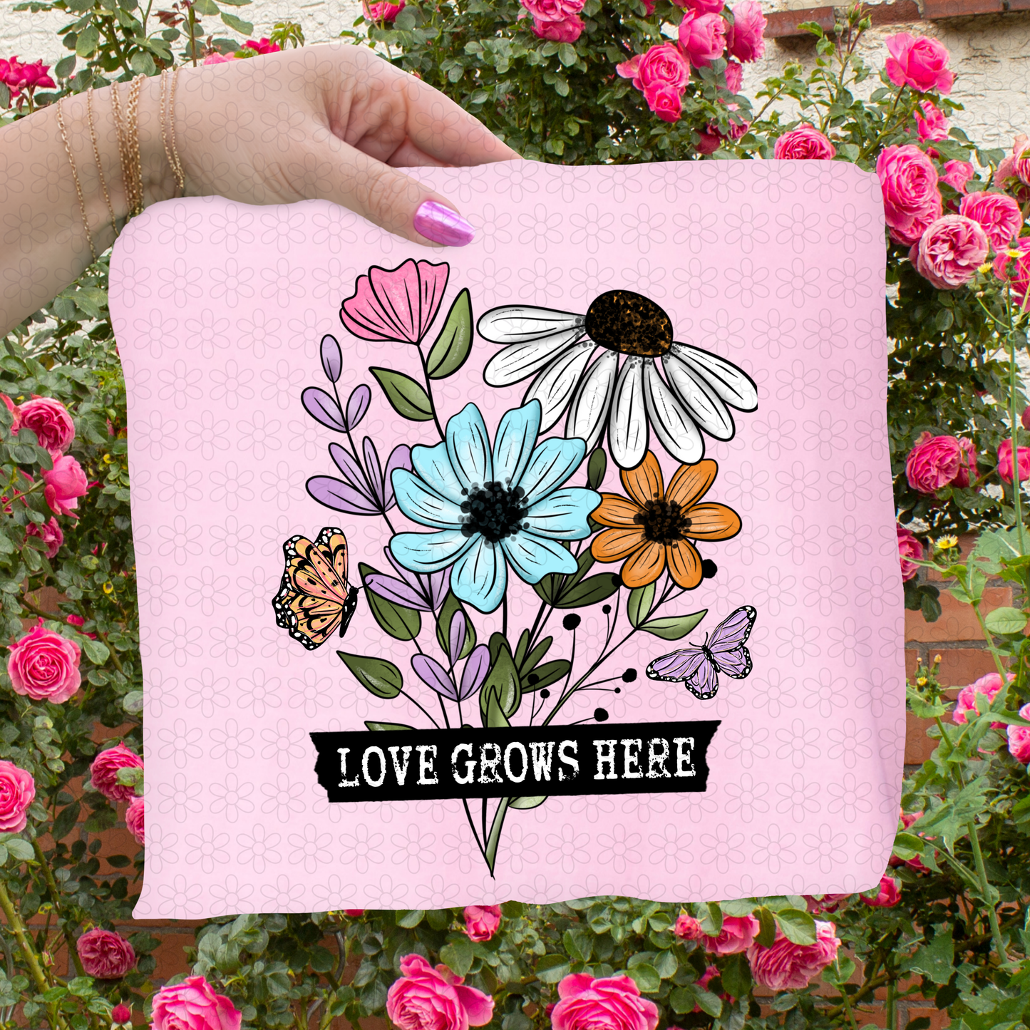 Planting Seeds Of Love That Bloom Forever (Multiple Options) Completed Tee