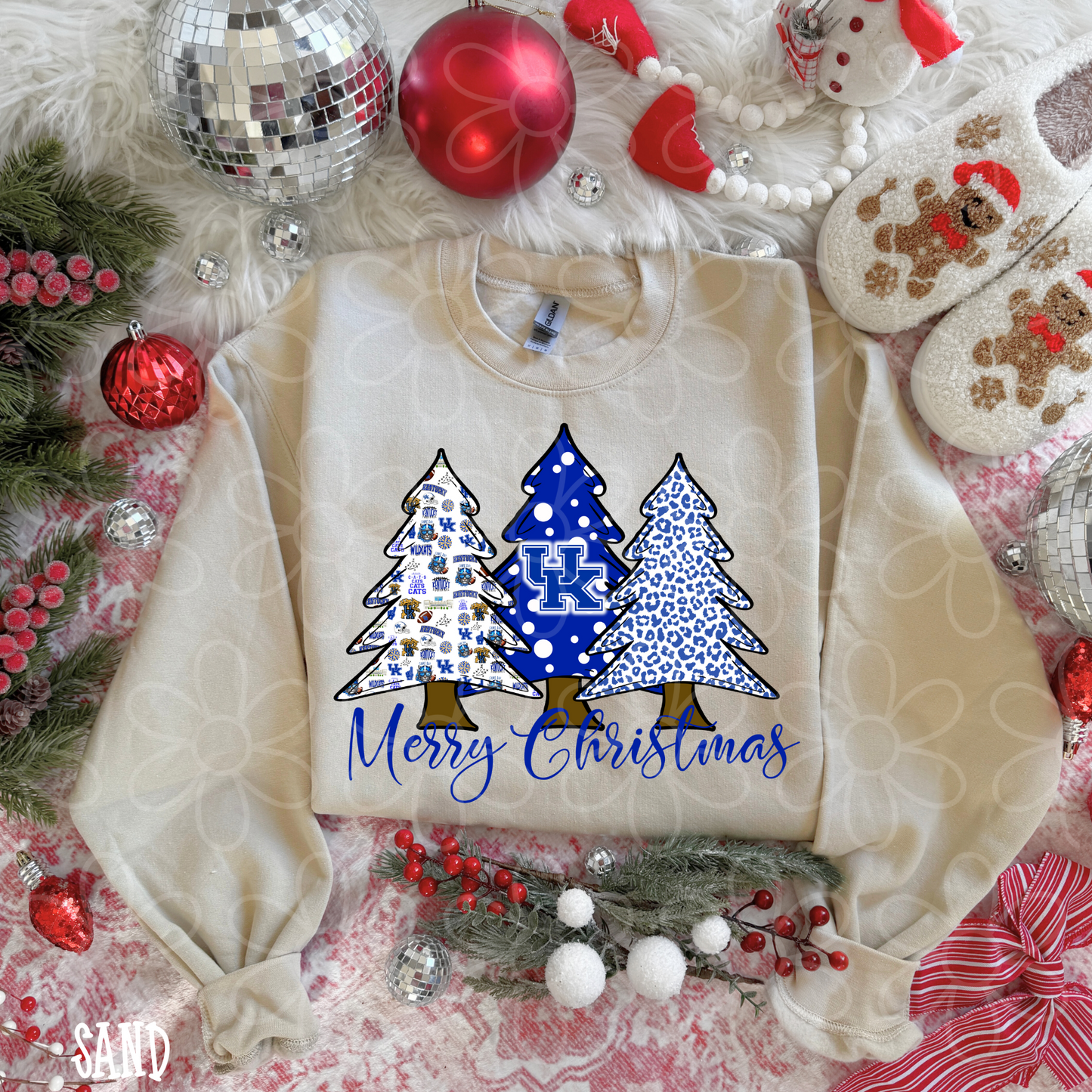 Merry Christmas Sports Team Trees (Multiple Options) DTF Transfer