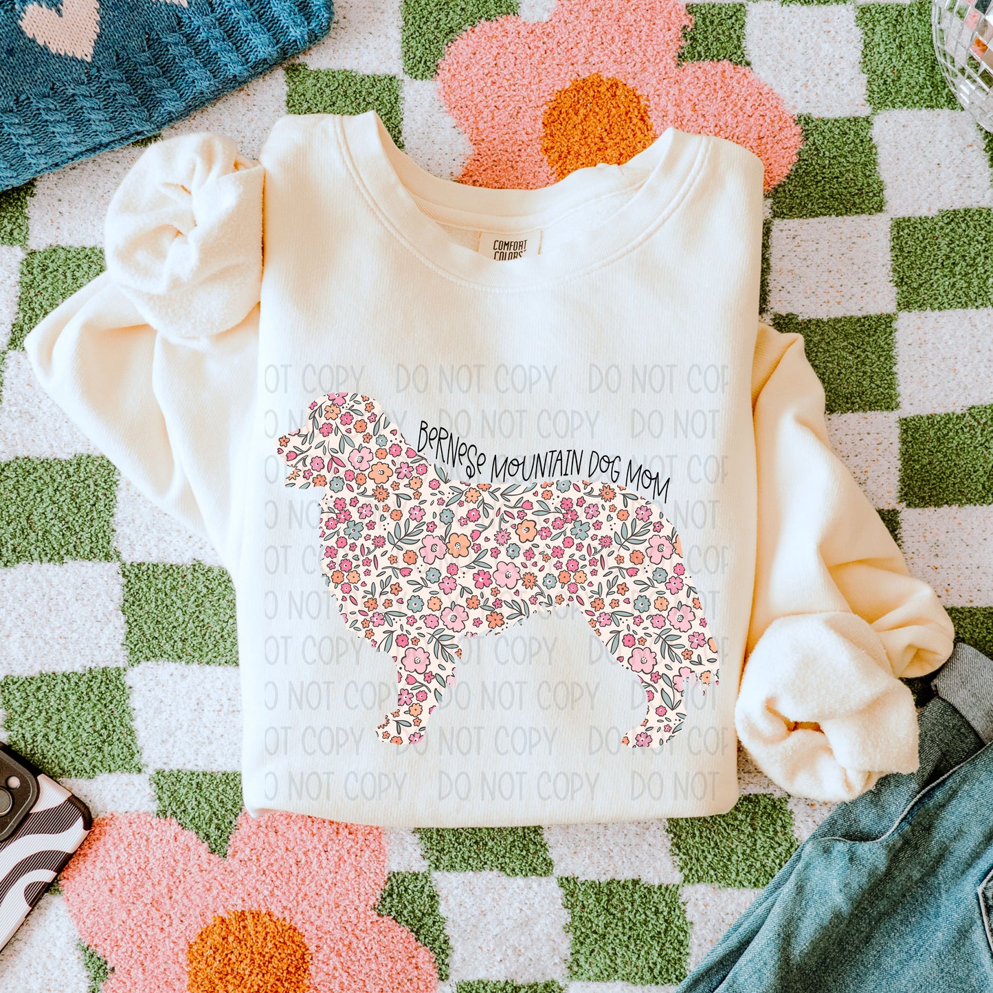 Dog Floral  ( Multiple Options NO CUSTOMS )DTF Transfer