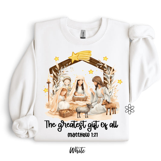 The Greatest Gift Of All Completed Tee