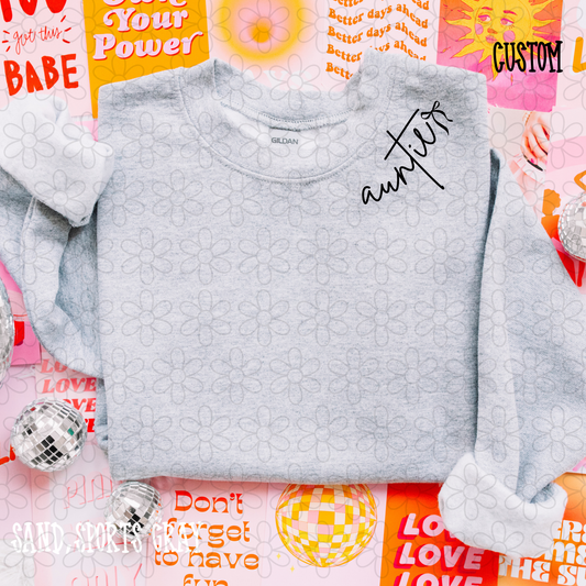 Collar Custom Names Bow Kids Completed Tee