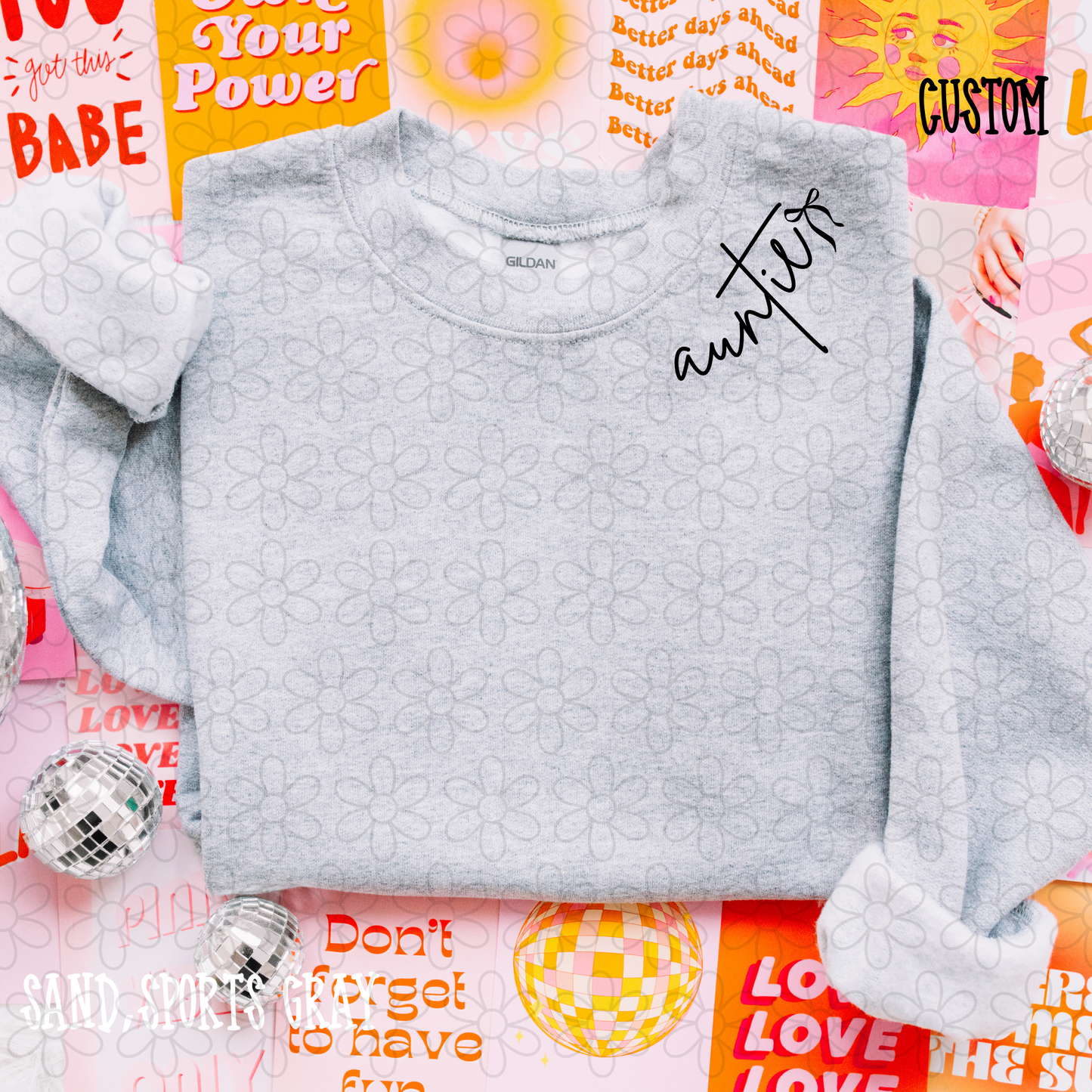 Collar Custom Names Bow Completed Tee