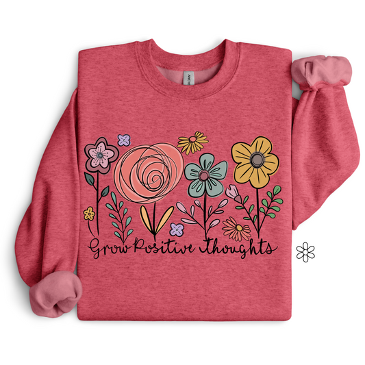 Grow Positive Thoughts Completed Tee