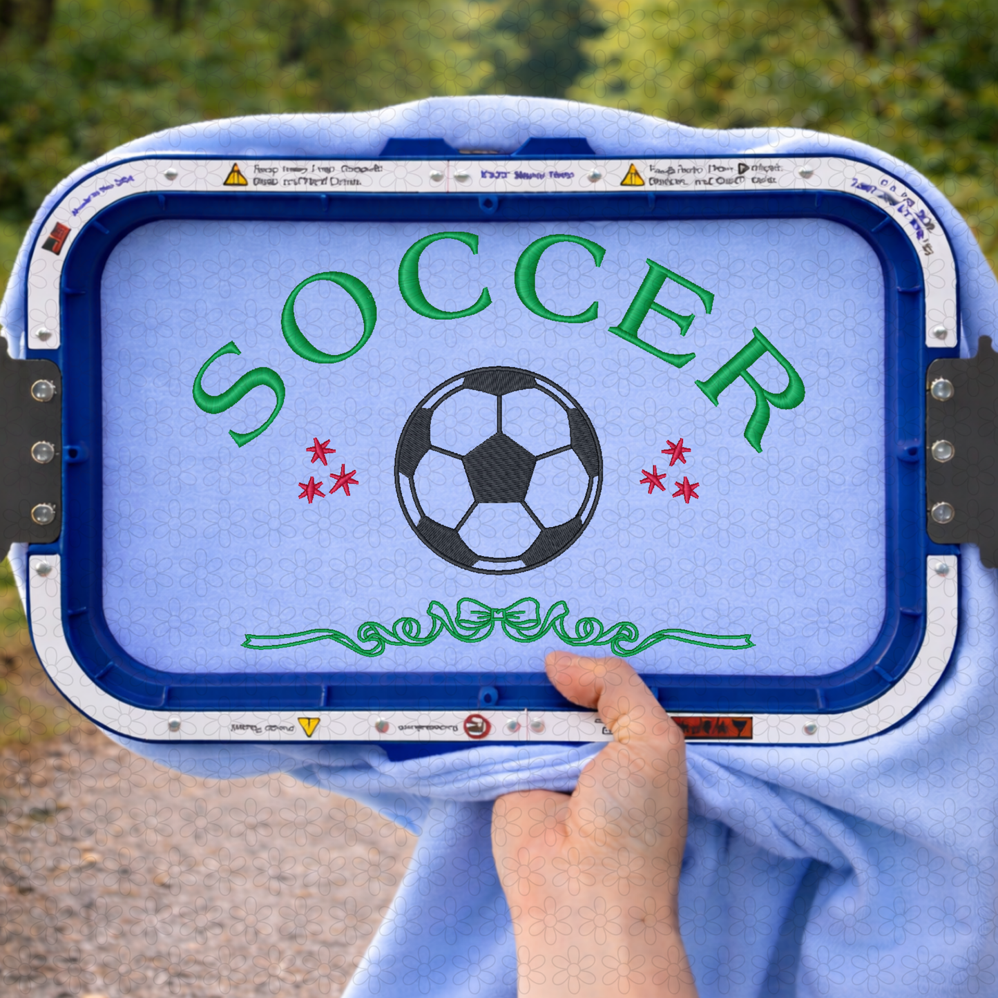 Soccer Coquette Embroidery