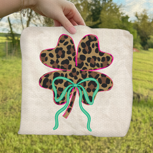 Leopard Clover  Completed Tee