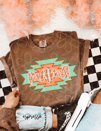 Western Aztec Mama Completed Tee