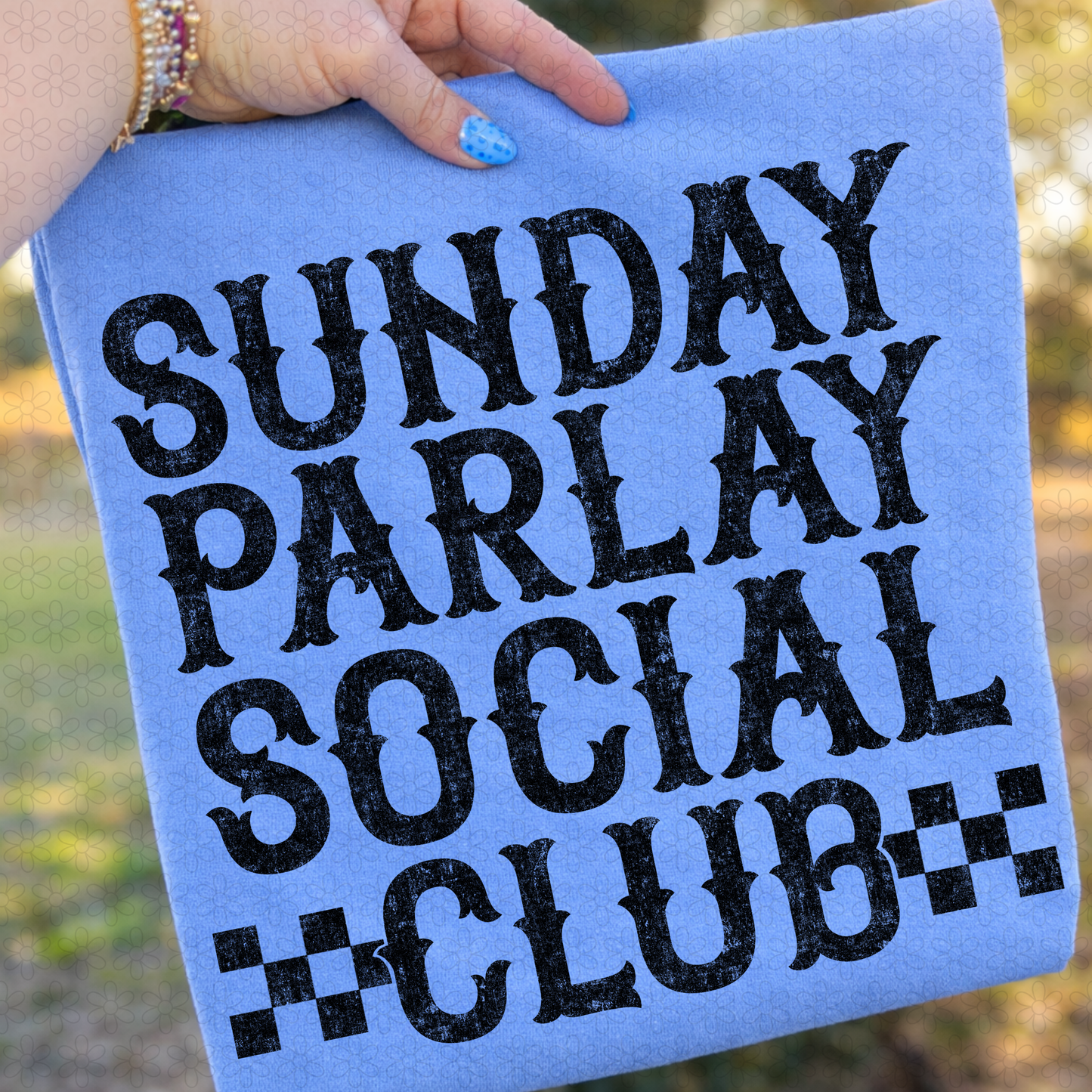 Sunday Parlay Social Club Completed Tee