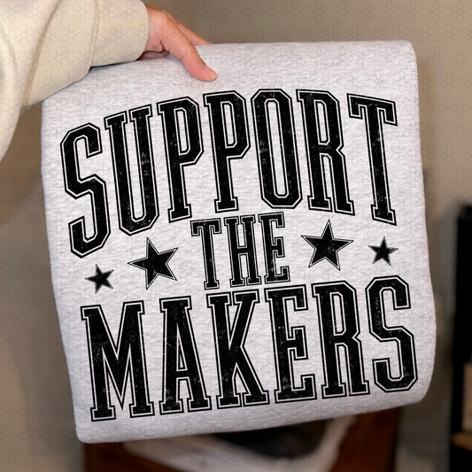 Support The Makers Completed Tee