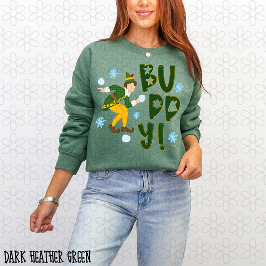 Buddy The Elf Snowballs Completed Tee