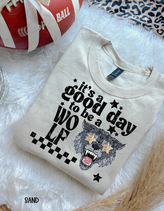 Checkered It's A Good Day To Be A Sports Teams (Multiple Options) Kids Completed Tee