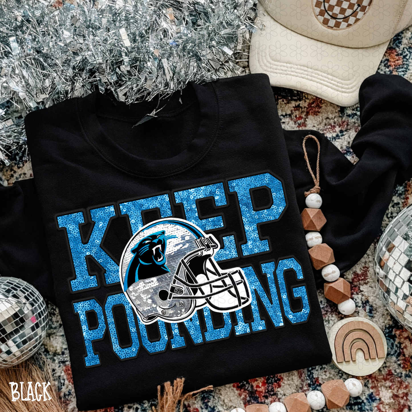 Faux Sequins Football Teams (Multiple Options) DTF Transfer