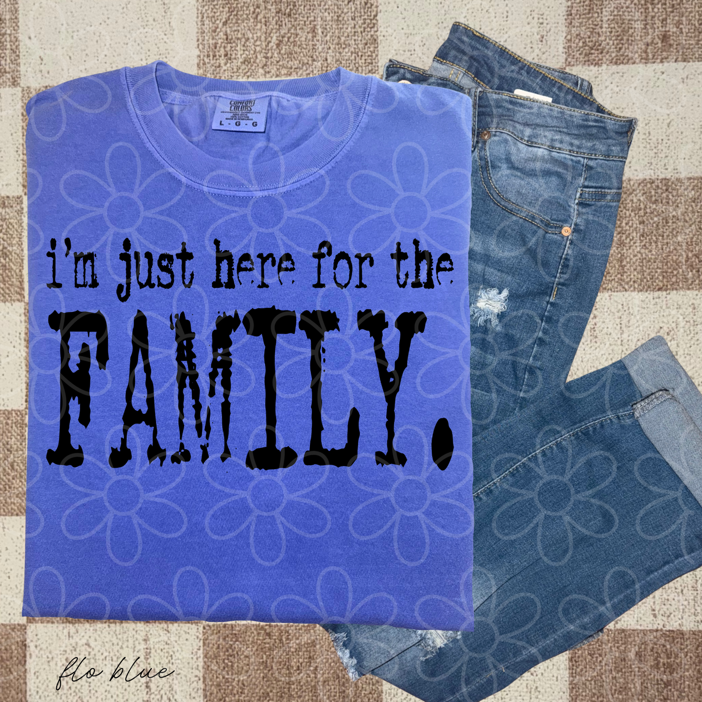 Thanksgiving I'm Just Here For The (Multiple Options) Kids Completed Tee