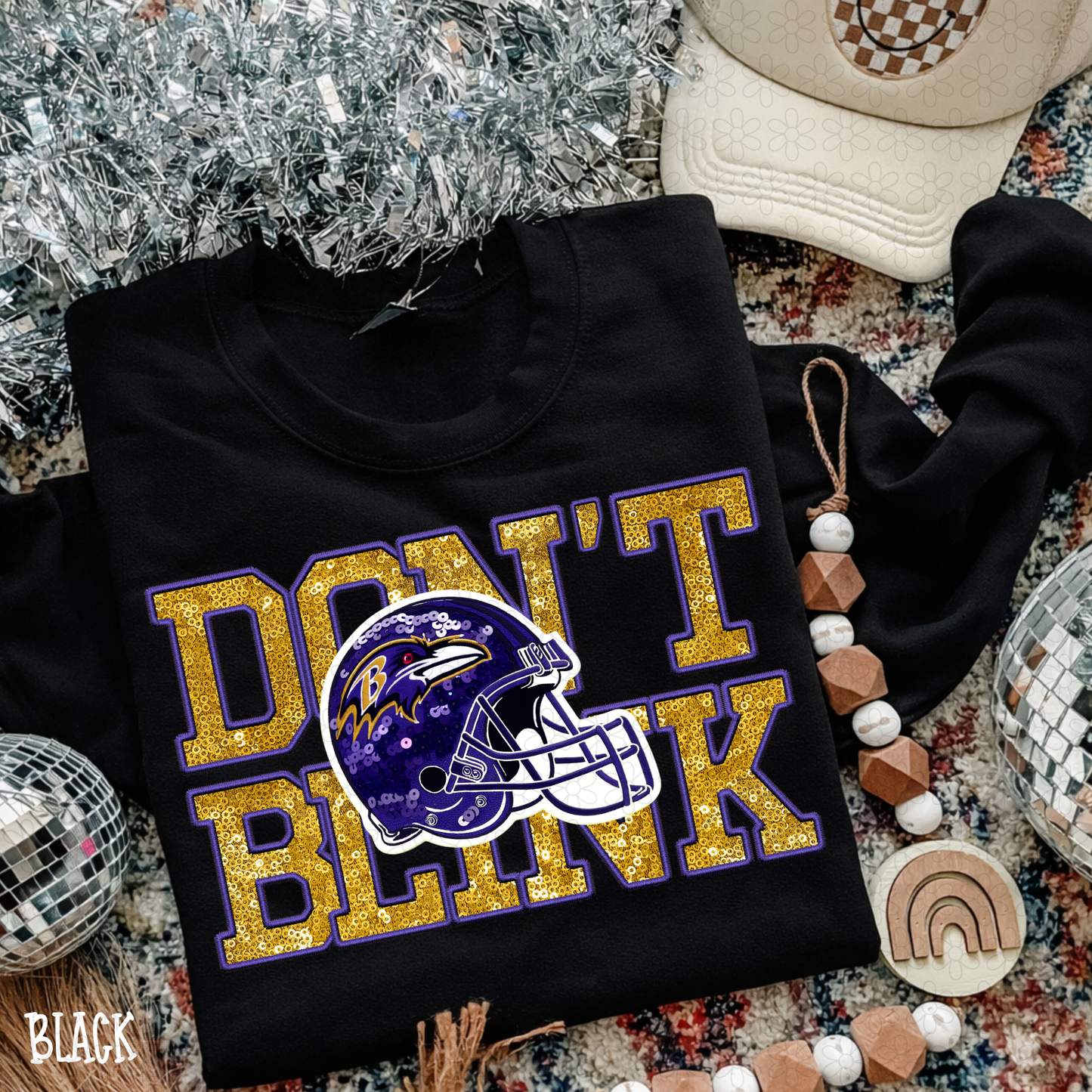 Faux Sequins Football Teams (Multiple Options) DTF Transfer