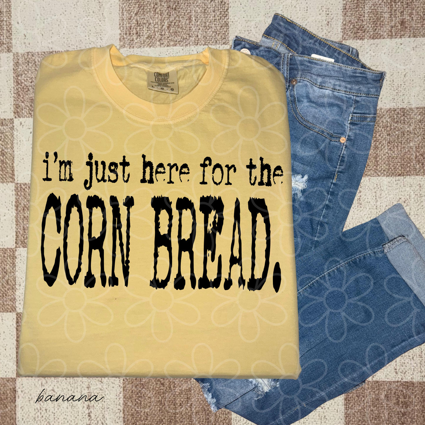 Thanksgiving I'm Just Here For The (Multiple Options) Kids Completed Tee