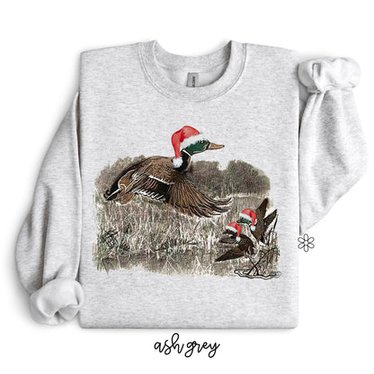 Vintage Duck Christmas Completed Tee