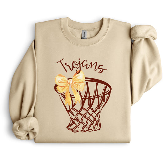 Custom Basketball Hoop Trojans Transfer only