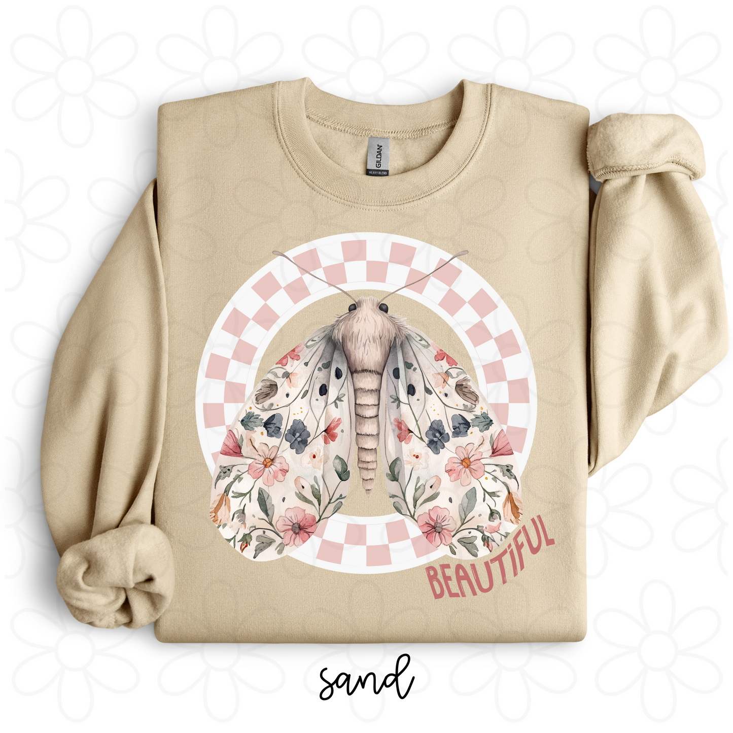 Beautiful Floral and Check Kids Completed Tee