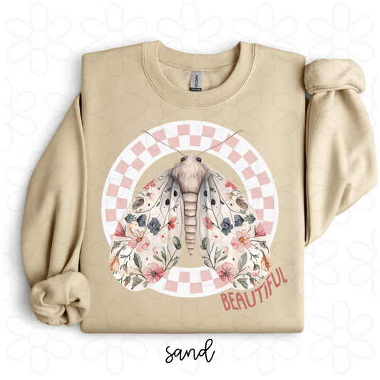 Beautiful Floral and Check Kids Completed Tee