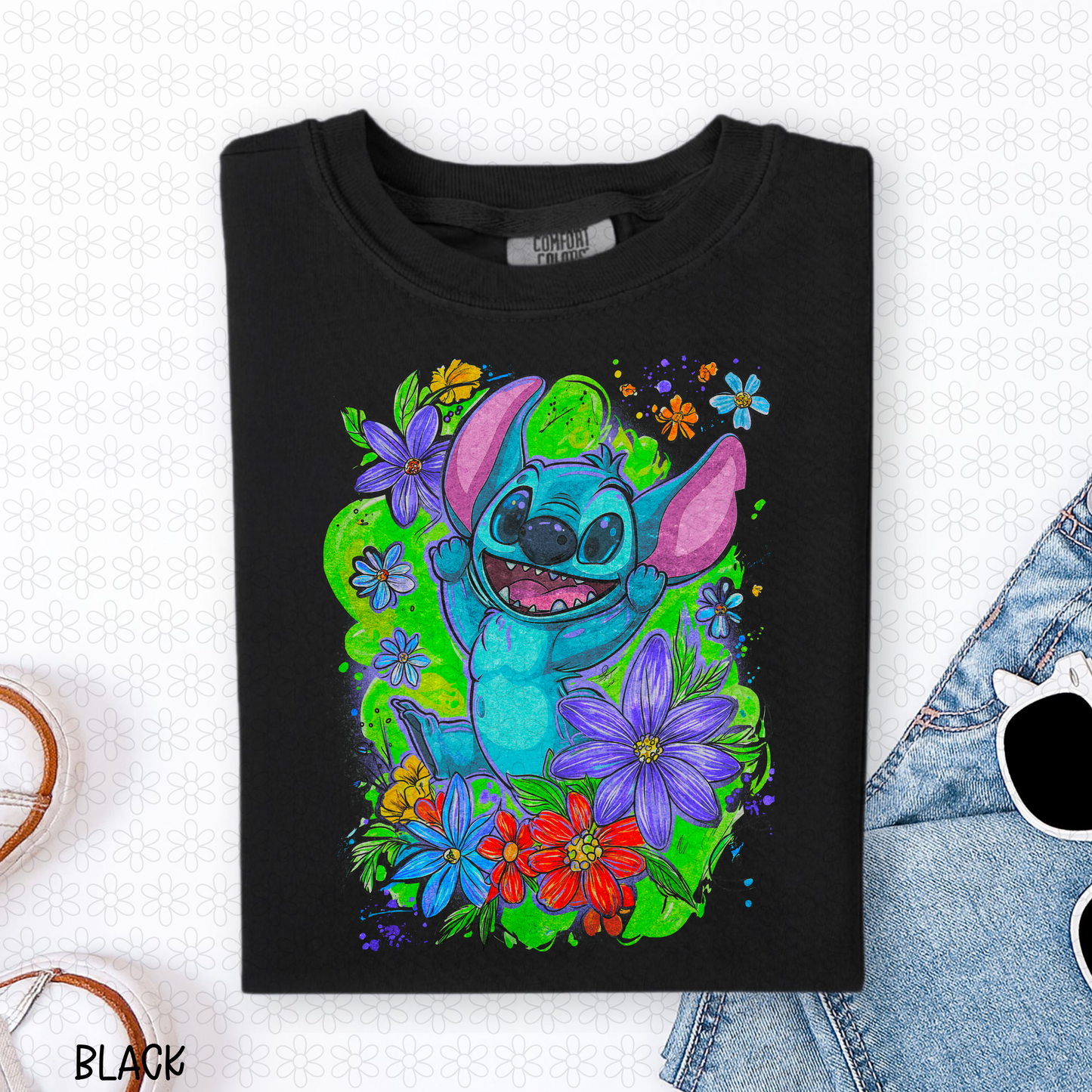 Neon Stitch DTF Transfer