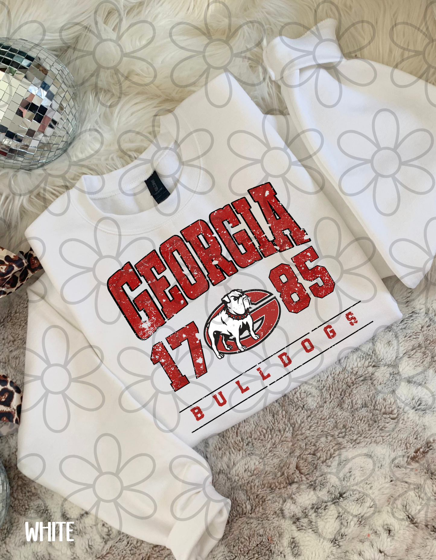 Distressed Sports Team Years (Multiple Options) Kids Completed Tee