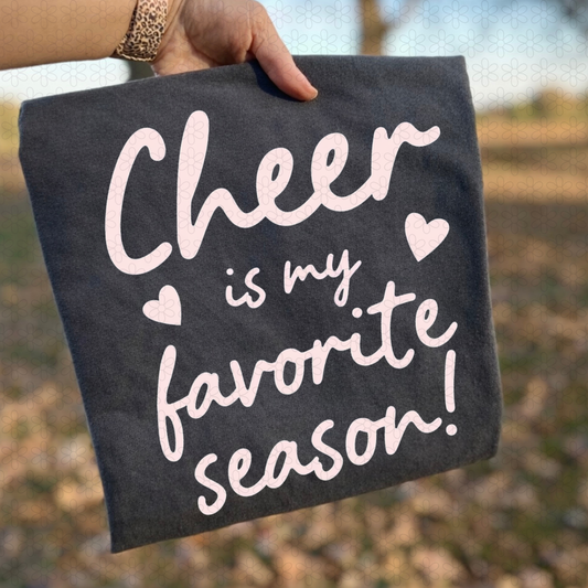 Cheer Is My Favorite Season Completed Tee