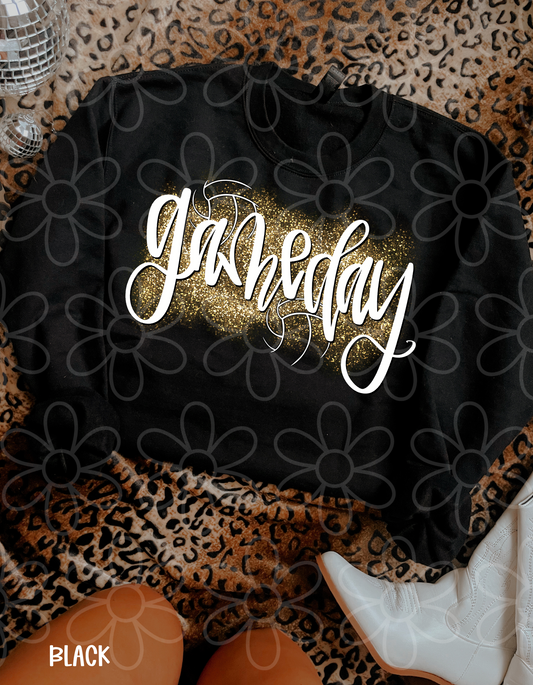 Glitter Game Day (Multiple Options) Completed Tee