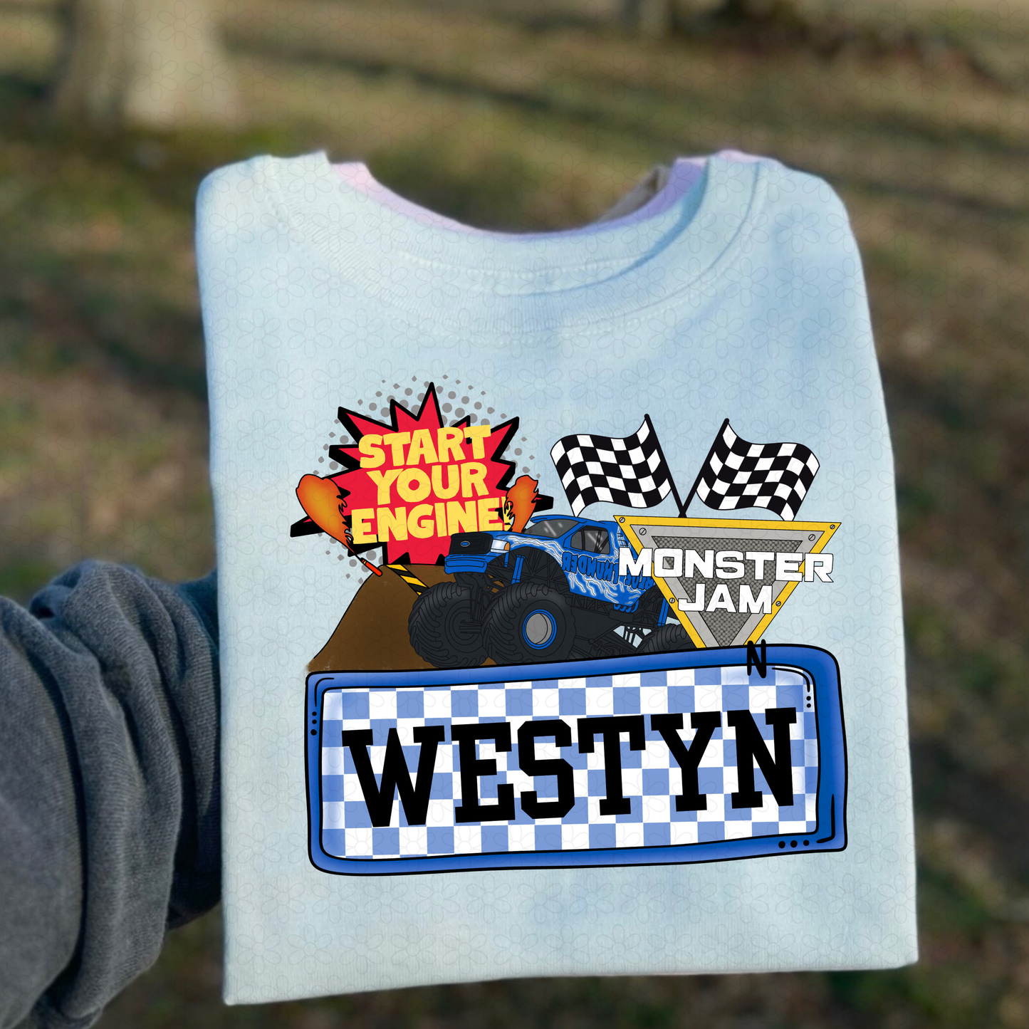 MJ Custom Name Plate DTF Transfer