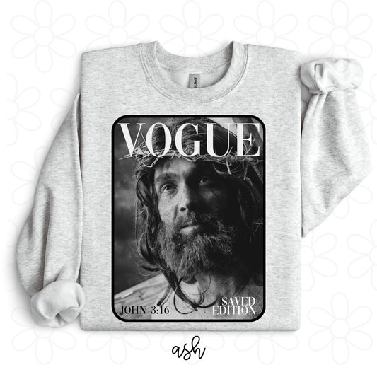 Vogue Saved Edition John 3:16 Completed Tee