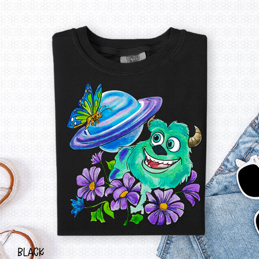 Retro Neon Sully Completed Tee
