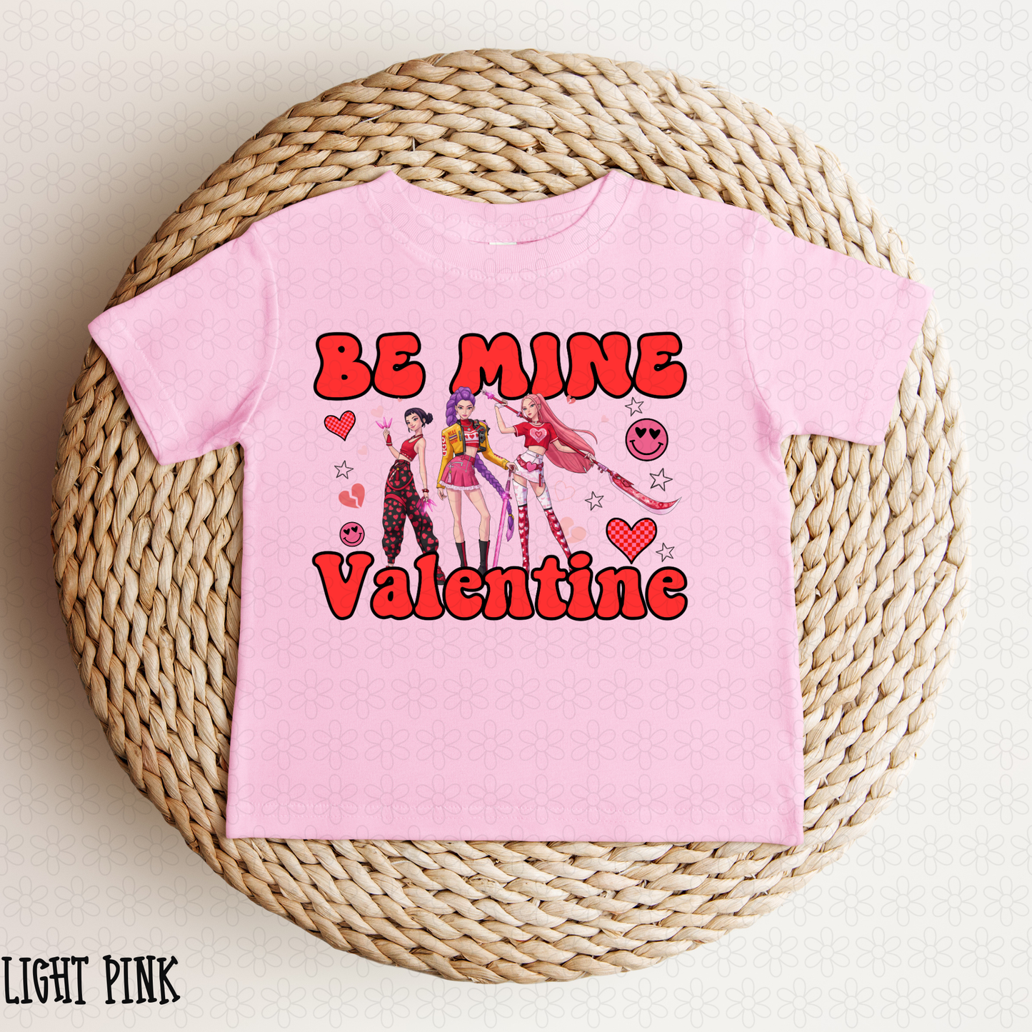 Be Mine Valentine (Multiple Options) Kids Completed Tee