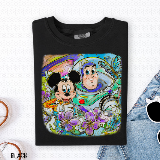 Retro Mouse and Lightyear Completed Tee