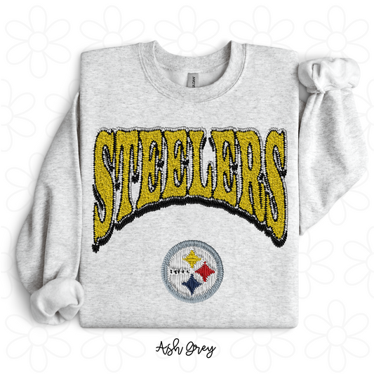 Faux Steelers Completed Tee
